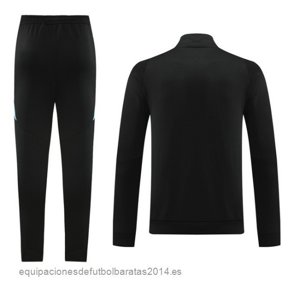 Nuevo Conjunto Completo Ropa Deportiva Con Cremallera Larga Argentina 2024 Negro Azul Baratas
